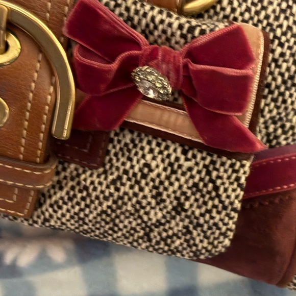 Coach SoHo Tweed Satchel Handbag - Picture 10 of 10